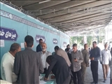 برپایی میز خدمت نماز جمعه در محل دانشگاه تهران