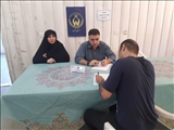برپایی میز خدمت نماز جمعه تهران