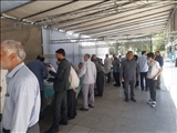 برپایی میز خدمت مسئولین در نماز جمعه شهر تهران