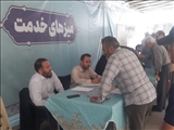 برپایی میز خدمت مسئولین در نماز جمعه شهر تهران