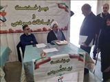 برپایی میز خدمت مسئولین در نماز جمعه شهر تهران