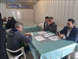 برپایی میز خدمت مسئولین در نماز جمعه شهر تهران