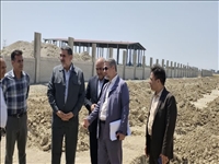 بازدید رئیس ستاد بحران کشور از پروژه سایت مدیریت بحران بخش آفتاب