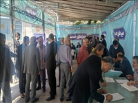 برپایی میز خدمت در نماز جمعه تهران