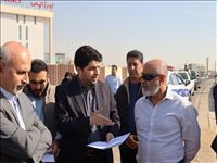 بازدید معاون عمرانی فرمانداری تهران از پروژه آزادراه شوشتری در محدوده روستای مسگرآباد
