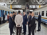بازدید نوروزی فرماندار تهران از ایستگاه راه‌آهن با تأکید بر تداوم خدمات‌ رسانی مطلوب به مسافران