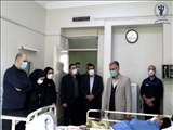 گزارش تصویری/ بازدید فرماندار تهران از بیمارستان فیروز گر