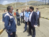بازدید معاون هماهنگی امور عمرانی فرمانداری تهران از انبار نفت شمالغرب تهران