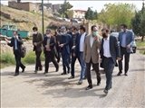 بازدید میدانی و جلسه بازنگری طرح هادی روستاهای همه سین و هاجر آباد برگزار شد