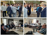 دیدار چهره به چهره بخشدار مرکزی با اهالی روستای هاجر آباد