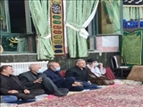حضور معاون استاندارو فرماندار تهران در بین عزاداران شب تاسوعای حسینی روستای کشار سفلی بخش کن 