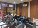 دیدار مدیر آموزش و پرورش منطقه 19 با بخشدار آفتاب 
