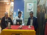 نشست صمیمانه مردم و مسئولین به مناسبت هفته هوای پاک در ایستگاه مترو شهدای هفت تیر