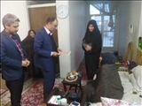 دیدار با خانواده شهید محمود کریمی و تکریم از مادر شهید