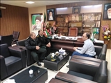 نشست بخشدار آفتاب و  رؤسای کلانتری های 205 حرم مطهر امام خمینی(ره) و 171 شهید مصطفی خمینی