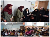 بازدید بخشدار مرکزی از دبستان شهید الهیار ترکمن 