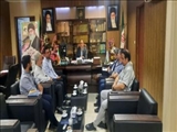 نشست مشورتی اعضای شورا و دهیار مرتضی گرد با بخشدار آفتاب