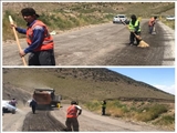 ساماندهی راه ارتباطی به دو روستای همه سین و هاجرآباد