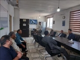 بازدید مطلبی نژاد بخشدار آفتاب از روستای شکرآباد