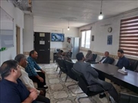 بازدید مطلبی نژاد بخشدار آفتاب از روستای شکرآباد