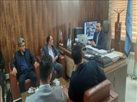 دیدار مطلبی نژاد بخشدار آفتاب با رئیس دادگاه عمومی بخش آفتاب به مناسبت هفته قوه قضائیه