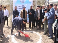 آئین کلنگ زنی پروژه عمرانی ساختمان پایگاه بهداشت و درمانگاه خیریه روستای مسگرآباد