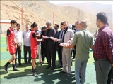 آئین افتتاح رختکن مجموعه ورزشی و نوسازی زمین چمن مصنوعی روستای سولقان