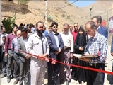 آئین افتتاح و کلنگ زنی چندین طرح عمرانی در روستای رندان بخش کن