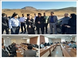 بازدید اعضای کمیته تصویب طرح های هادی بنیاد مسکن انقلاب اسلامی استان تهران از روستاهای هاجرآباد و همه سین