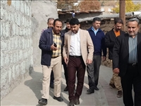 بازدید سرپرست بخشداری کن از روستای وردیج