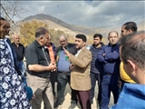 بازدید سرپرست بخشداری کن از روستاهای سنگان بالا، سنگان وسط و سنگان باغدره