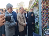 بازدید فرماندار تهران از نمایشگاه ایران من روستای خلازیر بخش آفتاب