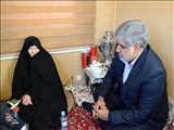 دیدار فرماندار تهران با مادر شهید تفحص علیرضا شهبازی