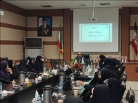 جلسه تبیین مشارکت در انتخابات با حضور جمعی از بانوان بخش آفتاب